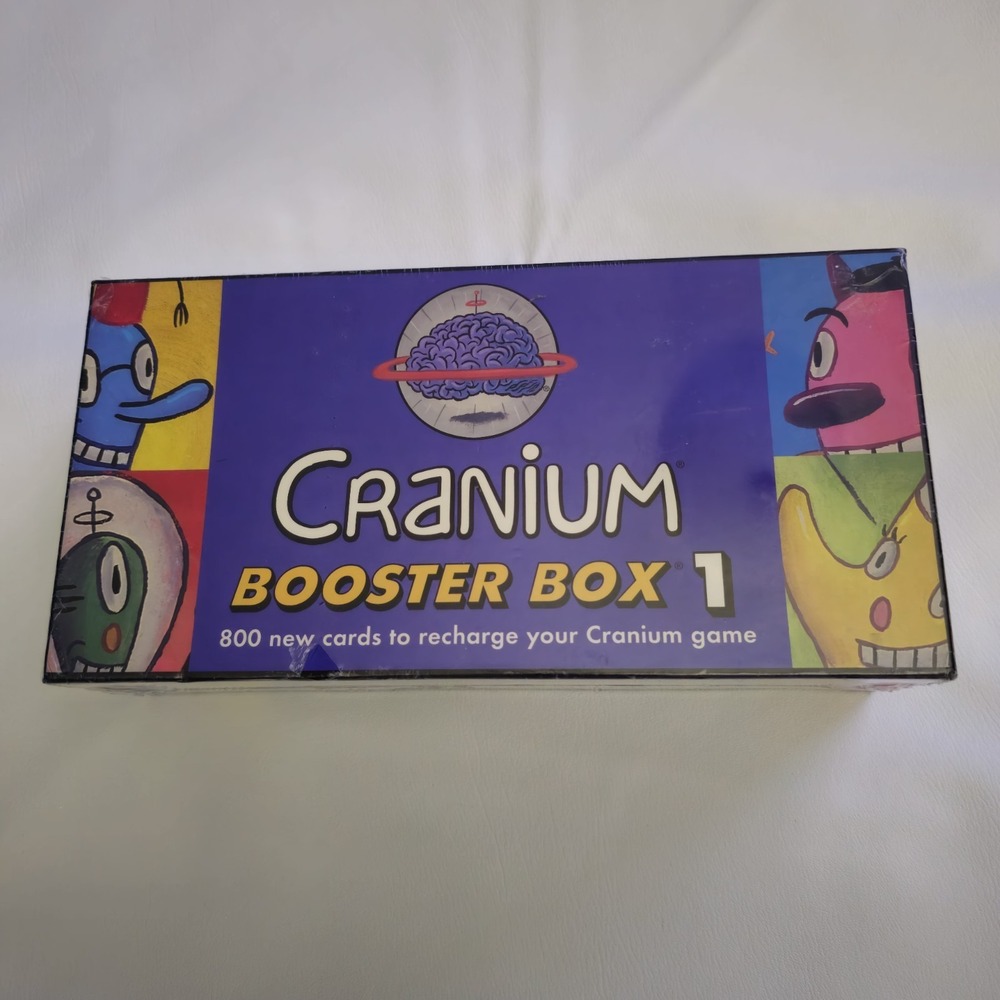 Cranium Booster Box 1 SEALED Cranium 1998 800 Cards Expansion Game‎